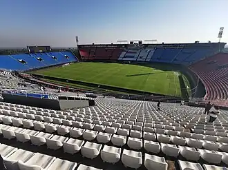 Blick in das Estadio Defensores del Chaco im Juli 2019