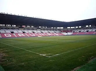 Der Innenraum des Estadio Las Gaunas