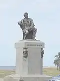 Statue Juan Zorrillas in Punta Carretas