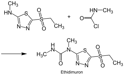 Synthese von Ethidimuron