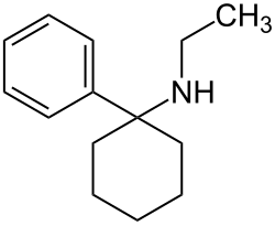 Strukturformel von Eticyclidin