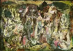 Eugen von Kahler: Liebesgarten, 1910/11, im Almanach Abbildung Nr.&nbsp;64