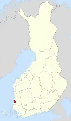 Lage von Eurajoki in Finnland