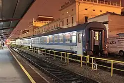 EuroNight EN 240 "Venezia" von Budapest nach Venedig beim Halt in Zagreb (2010)