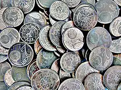 Ein Haufen von Münzen
