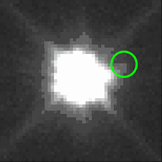 Bestätigungsbilder vom 3. Januar 2020. Queta ist neben Eurybates als Kreis markiert.