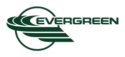 Das Logo der Evergreen International Airlines