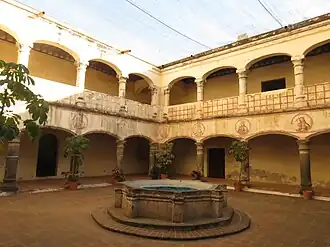 Tochimilco – Kreuzgang (claustro) des Ex-Konvents