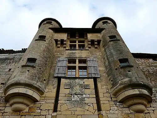 Eingang zum Schloss Excideuil