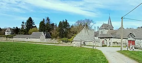 Emmaburg, Seitenansicht