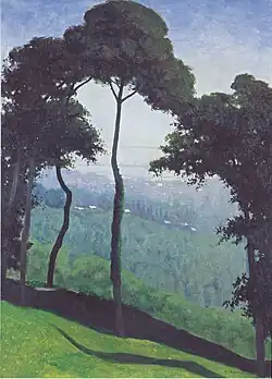 Félix Vallotton: Vue d’Honfleur, matin d’été, 1910