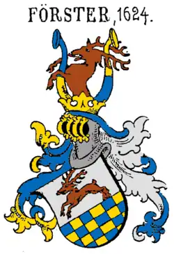 von Förster (1624) (laufender Hirsch, über Schach)