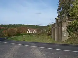 Straßenviadukt bei Förtha – östlicher Brückenkopf (2008)