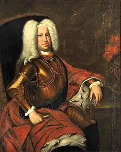 Fürstbischof Christian August ist Albertines Gatte (1673–1726).