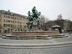 Centauren-Brunnen in Fürth (Entwurf: Rudolf Maison)