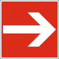 D-F001: Richtungsangabe