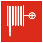 D-F003: Wandhydrant Löschschlauch