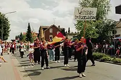 Hessentag 1993: Festumzug mit Weltmeistern im Löschangriff