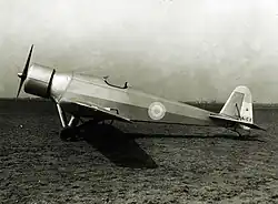 Die einzig gebaute Maschine der Ae.C.1