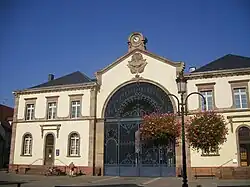 Hopfenhalle Ansicht von Osten