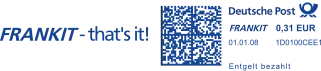 Digitale FRANKIT-Frankierung in Deutschland