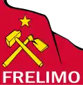 Hammer, Hacke und Stern: Flagge der FRELIMO