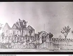 Die Ruinen des Militärpostens