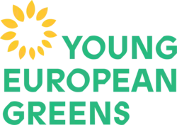 Logo der Federation of Young European Greens, in 2022 übernommen.