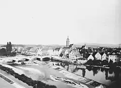 Cannstatt von der Wilhelma aus (Albuminpapier, um 1870)