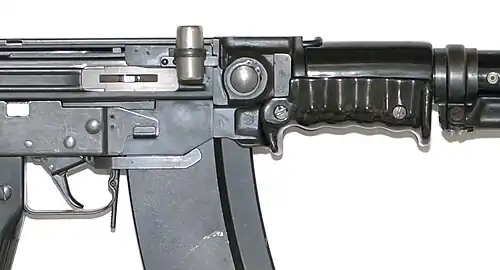 Ergonomisch geformter Handschutz eines SIG 510