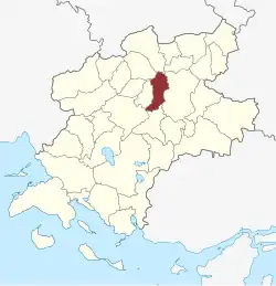 Lage des Gestelev Sogn in der Faaborg-Midtfyn Kommune