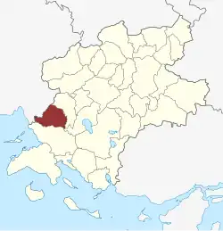 Lage des Håstrup Sogn in der Faaborg-Midtfyn Kommune