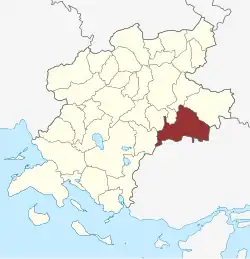 Lage des Kværndrup Sogn in der Faaborg-Midtfyn Kommune