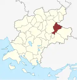 Lage des Ryslinge Sogn in der Faaborg-Midtfyn Kommune