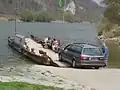 Seilfähre über die Donau bei Matting