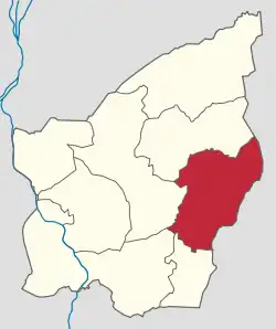 Lage der Gemeinde innerhalb San Marinos