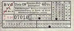 Spandau-West – Hennigsdorf (40&nbsp;Pf.), 1933