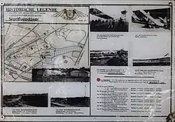 Die Infotafel neben dem Gedenkstein