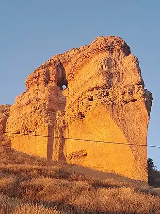 Der Fels mit dem markanten „Auge“