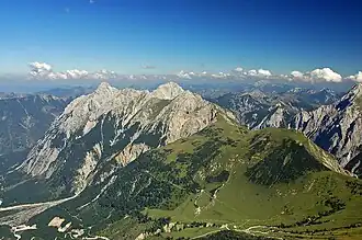 Die Falkengruppe von Südwesten