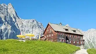 Die Falkenhütte im Sommer 2016