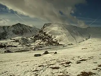 Rodresnock (2310&nbsp;m) und Falkert (rechts) von Osten