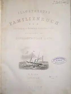 Familienbuch II.Band. Neue Folge von 1862 (Titelblatt)