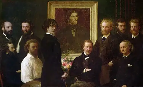 Henri Fantin-Latour Hommage à Delacroix