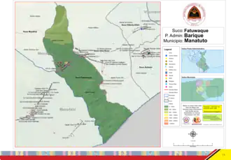 Der Suco Fatuwaque liegt im Zentrum des Verwaltungsamts Barique.