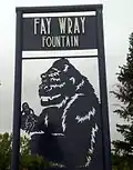 Fay-Wray-Denkmal in ihrer Heimatstadt Cardston