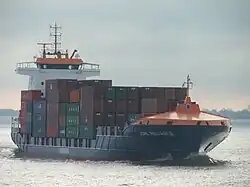 Die Jork Reliance auf der Elbe