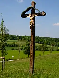 Feldkreuz Flurbereinigung 1991 in Unterwilzingen