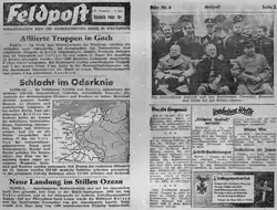 Nr. 6, Februar 1945 Amerikanisches Flugblatt (Feldpost) für die deutschen Truppen (1945)