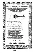 Francesco Feliciano da Lazesio – Libro di arithmetica & geometria speculativa & praticale (1526)